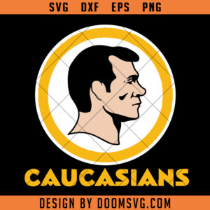 Caucasians svg, Hilarious Football Sports Parody svg