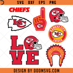 Kansas City Chiefs SVG, Football Sport Svg Eps Png Dxf