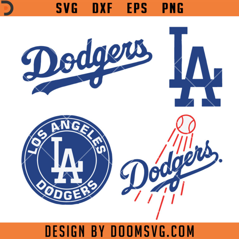 LA Dodgers Logo SVG, Los Angeles Dodgers SVG, Baseball SVG - Doomsvg