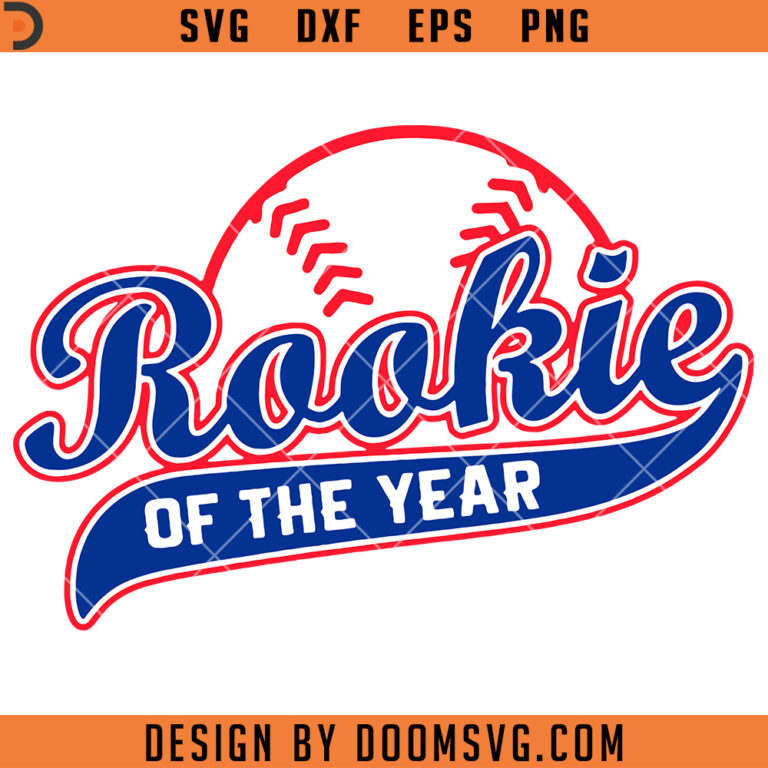 Rookie Of The Year SVG, Baseball SVG Doomsvg