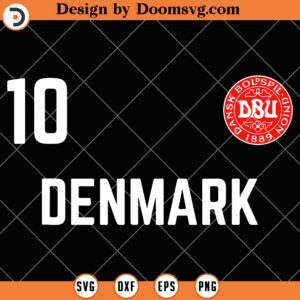 10 Denmark Soccer SVG, Denmark Soccer Design Shirt SVG