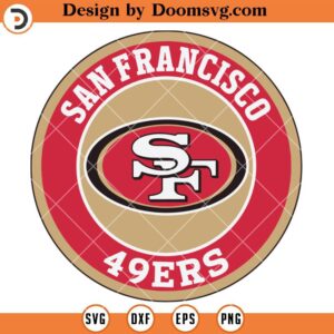 49ers Logo SVG, San Francisco 49ers SVG, NFL Football Team SVG Files For Cricut