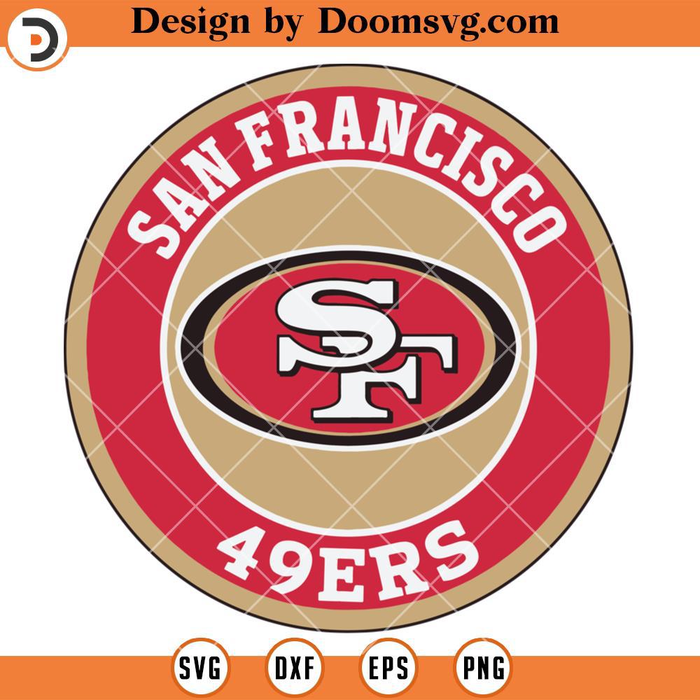 49ers Logo SVG, San Francisco 49ers SVG, NFL Football Team SVG Files ...