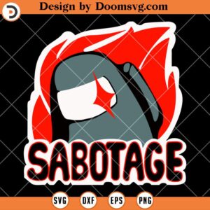 Among US Sabotage SVG, Video Game Imposter Lovers SVG