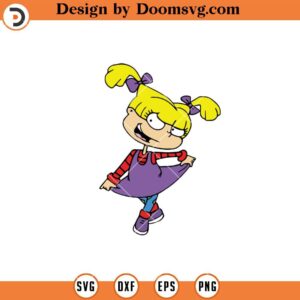 Angelica Pickles Rugrats Nickelodeon SVG, Cartoon SVG Files For Cricut