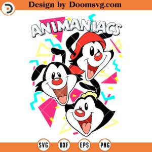 Animaniacs Yakko Wakko And Dot Party SVG, Cartoon SVG Files For Cricut