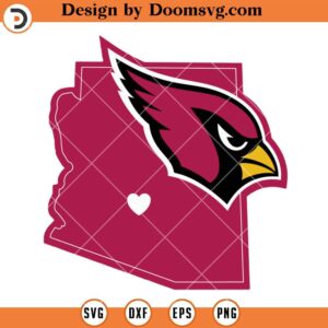 Arizona Cardinals State SVG, Cardinals SVG, NFL Football Team Sport SVG