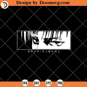 Attack On Titan SVG, Mikasa Ackerman SVG, Anime Cricut SVG, Anime Silhouette SVG