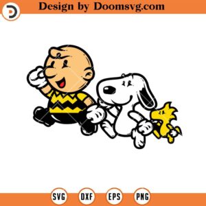 Baby Charlie Brown Snoopy Woodstock SVG, Funny Snoopy SVG