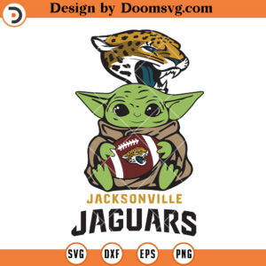 Baby Yoda Jacksonville Jaguars SVG, Jaguars NFL Football Team SVG Files For Cricut