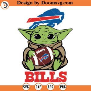 Baby Yoda Star Wars Buffalo Bills SVG, Buffalo Bills SVG, NFL Team SVG