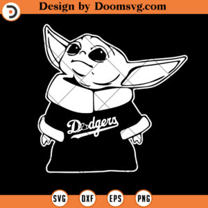 Baby Yoda Dodgers SVG, Star War Dodgers SVG, Football SVG