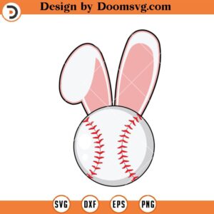 Baseball Bunny Easter SVG, Baseball Easter Shirts SVG