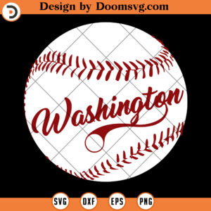 Baseball Washington SVG, National Pastime Sport SVG, Baseball SVG