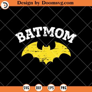 Batmom Logo SVG, Mother Day SVG