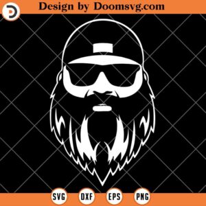 Beard Man Black SVG, Man With Beard SVG