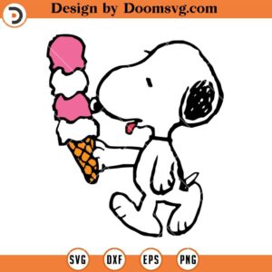 Best Snoopy Ice Cream SVG, Snoopy Summer SVG