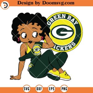 Betty Boop Packers SVG, Green Bay Packers SVG, Football Logo SVG, NFL Team SVG