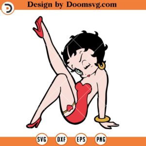 Betty Boop SVG, Cartoon Disney SVG Files For Cricut