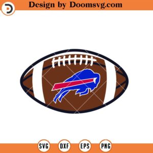 Buffalo Bills SVG, Bills Ball SVG, NFL Football Team SVG Files For Cricut