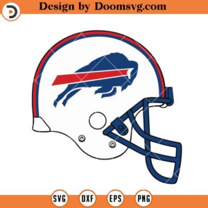 Buffalo Bills SVG, Bills Helmet Logo SVG, NFL Football Logo SVG