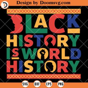 Black History Is World History SVG, Black History Month SVG