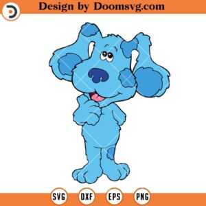 Blues Clues Dog SVG, Cute Cartoon Disney SVG Files For Cricut