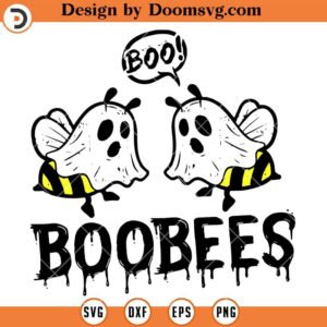 Boo Bee Funny Halloween SVG, Ghost Halloween SVG