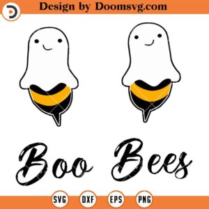 Boo Bees SVG, Gosh Halloween SVG