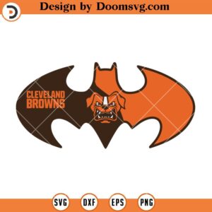 Browns Batman SVG, Cleveland Browns SVG, NFL Football Logo Team Sport SVG