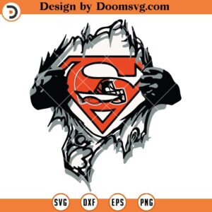 Browns Superhero SVG, Cleveland Browns SVG, NFL Football Logo Team Sport SVG