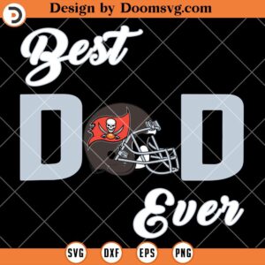 Best Dad Ever SVG, Buccaneers Dad SVG, Tampa Bay Buccaneers SVG