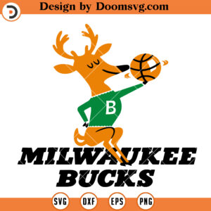 Bucks Milwaukee SVG, Baseball Team SVG File For Cricut