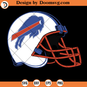 Buffalo Bills Helmet SVG, Buffalo Bills Football Helmet SVG Files For Cricut