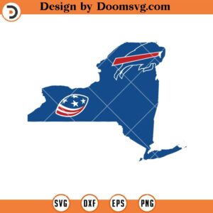 Buffalo Bills Home State SVG, Buffalo Bills SVG, NFL Football SVG