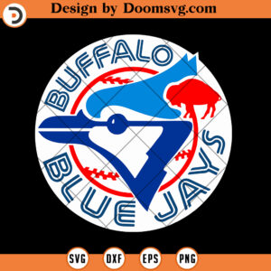 Buffalos Blue Jays SVG, Baseball Sport Fans Customizable SVG