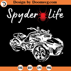Can Am Spyder Life SVG, Motorcycle SVG