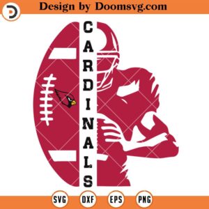 Arizona Cardinals SVG, Cardinals Ball Logo SVG, NFL Football Team Sport SVG