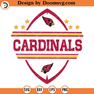 Arizona Cardinals Ball SVG, Cardinals Ball Name SVG, NFL Football Team Sport SVG