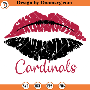 St Louis Cardinals SVG, Cardinals Lips SVG, Cardinals Logo Team NFL Football SVG