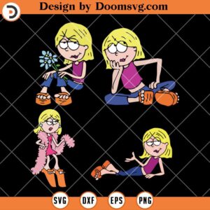 Cartoon Lizzie Mcguire SVG, Disney Retro Nickelodeon Cartoon SVG Files For Cricut