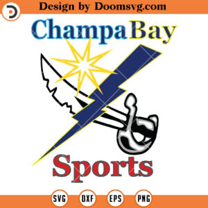 Champa Bay Sports SVG, Tampa Bay Champions Football SVG