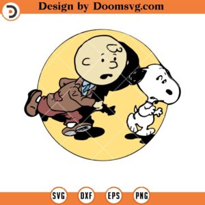 Charlie Brown Pursue Snoopy SVG, Snoopy SVG