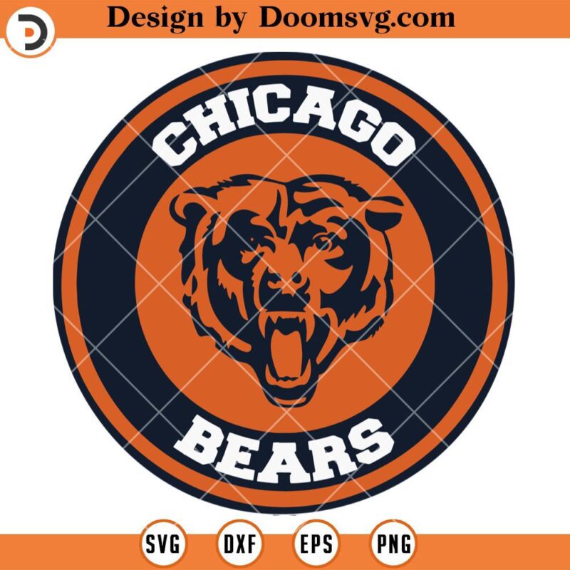 Chicago Bears Logo SVG, Chicago Bears SVG, NFL Football Logo Team SVG ...