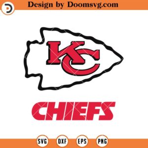 Chiefs Logo SVG, Kansas City Chiefs SVG, NFL Football Team SVG Files For Cricut