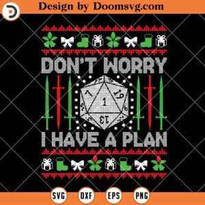 Christmas Dungeons And Dragons SVG, DnD Christmas SVG, Funny Christmas DnD SVG