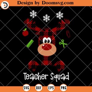 Christmas Teacher Squad SVG, Christmas Teacher SVG, Teacher SVG