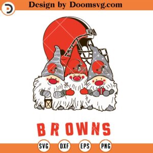 Cleveland Browns Gnomies SVG, Cleveland Browns SVG, NFL Football Team Sport SVG