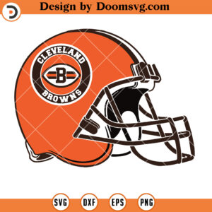 Cleveland Browns Helmet SVG, Football SVG Files For Cricut