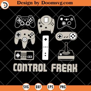 Controller Freak SVG, Funny Gamer SVG, SVG Video Games, Gamer SVG